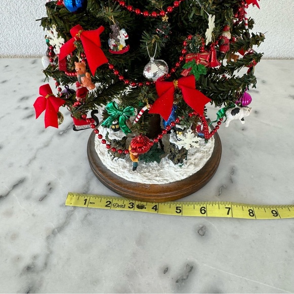 Rare Vintage Holiday Decor Center Piece Christmas Tree Collectible 15”H - Picture 10 of 11